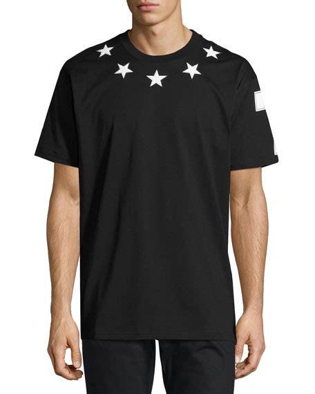 givenchy columbian-fit star-appliqué t-shirt|Givenchy Columbian.